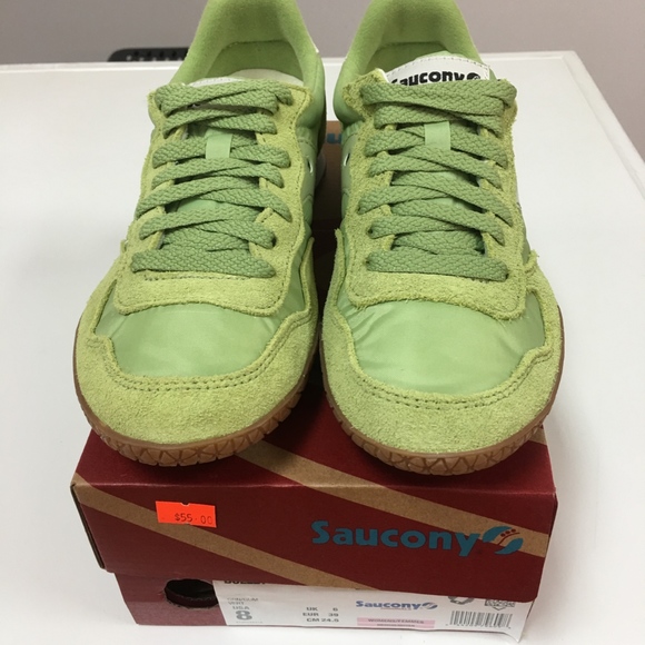 Saucony Originals- Women's Bullet- Green/Gum - Picture 2 of 6